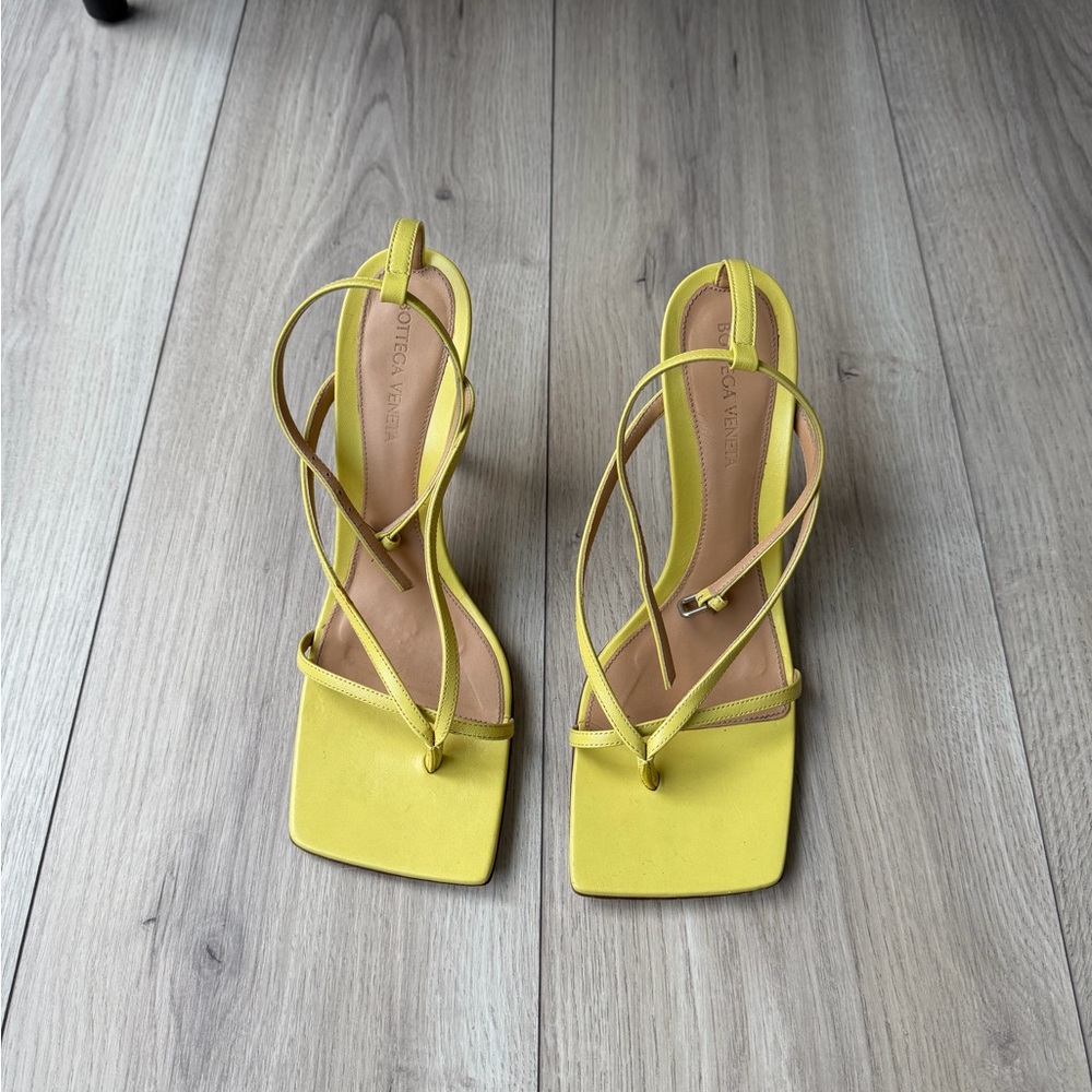 Bottega Veneta Lemon Strappy Heels